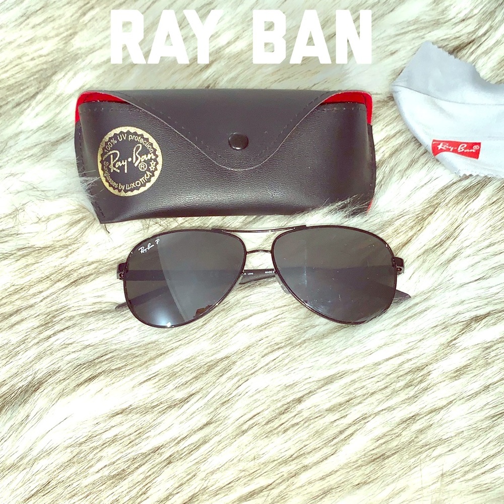 ❌❌❌SOLD eBay ❌❌❌Aviator RAYBAN GLASSES CARBON - Picture 1 of 8